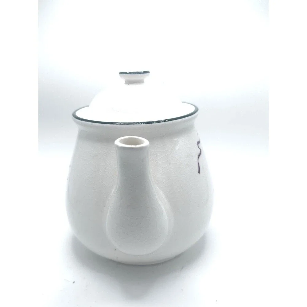 Vintage O’Tannenbaum Teapot The Cellar MPD 1992 Japan Christmas Crazing